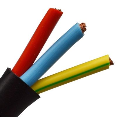 Ядр силового кабеля 3 Rvv гибкое обшивая электрический шнур кабелей 1.5mm H05vv-F 1.0x3c королевский